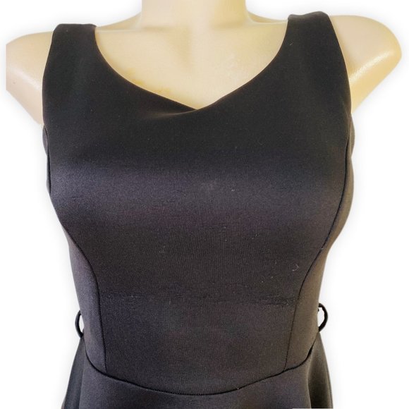 Fit and Flare Black Dress Size S - Picture 5 of 9